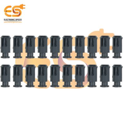 3mm LED Light Mounting Holders Black Color Pack of 50